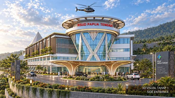 RSUD Papua Tengah Dirancang Berkapasitas 420 Tempat Tidur di Nabire
