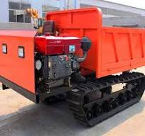 Garden Mini Crawler Dump Truck 3t Heavy Compact Track Rubber ...