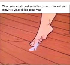 Who are the crushes in crushed underfoot? When Your Crush Post Something About Love And You Convince Yourself It S About You