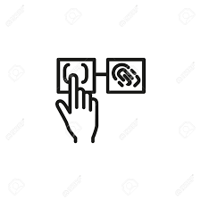 Fingerprint Scanner Line Icon Access Biometric Verification Security Unlock Biometrics Concept Vector Illustration Can Be Used For Topics Like Technology Mobile App Security Royalty Free Cliparts Vectors And Stock Illustration Image 110813276