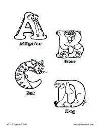 Play online alphabet games and videos, & download printable coloring pages. Uppercase Letter Coloring Pages Alphabetimals Alphabet Printables