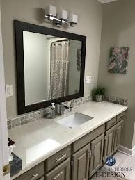 Before painting bathroom cabinets, clean the faces of cabinet boxes and drawers and both sides of doors and shelves with a product that removes dirt and grease, such as trisodium phosphate (tsp). The 6 Best Paint Colours For A Bathroom Vanity Including White Kylie M Interiors