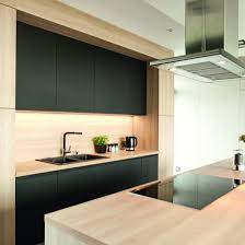 • traditional paneled cabinets give your kitchen a tailored look • cabinets ship next day. Egger Surfaces In Kitchen Underwood From Egger Grey Kitchen Interior Modern Black Kitchen Modern Kitchen