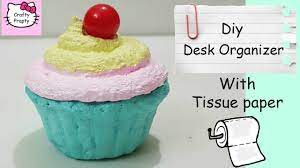 diy desk organizer with tissue paper diy storage box diy homemade modell desk organization diy diy storage boxes diy desk