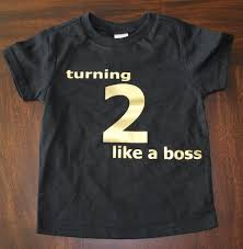 Birthday T Shirt Design For Boys Kids Boss Birthday Tshirt Turning 2 Like A Boss Black Toddler Tee With Gold Text Desig Custom Birthday Shirts Personalized Birthday Shirts Baby Birthday Party
