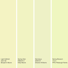 It is easy to apply, resists spattering and cleans up with soap and water. Color Of The Week Spring Blossom Yellow