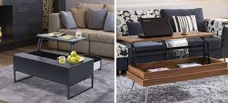 This large cocktail table includes one lower drawer with silvertone metal pulls and a large open shelf for displaying. 21 Lift Top Coffee Tables That Surprise You In The Best Way Possible