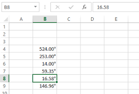 You'll find the degree symbol under the. How To Type Degree Symbol In Excel Sheetzoom Learn Excel