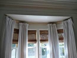 Portrayal Of Ceiling Mount Curtain Rod Ideas Bay Window Curtain Rod Bay Window Curtains Bow Window Curtains