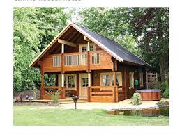 1288 Sq Ft 2 Story Wooden Cabin 644sq Ft Per Floor This Cabin Arrives Disassembled If You Require This Cabin Cabin Kits Cabin House Plans A Frame Cabin