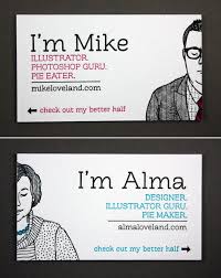 In layman terms, business cards provide information about any company or individual, there nice list of clever business cards i especially liked the one of dylan dylanco, i thought it was funny. Mike Loveland Alma Loveland Mikeloveland Com Almaloveland Com Very Clever Business Card Inspiration Business Card Design Printing Business Cards