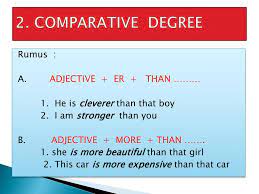 Superlative degree dapat diakhiri dengan est atau diawali dengan the most, tergantung pada silabel dari suatu kata. Ppt Comparasion Degree Powerpoint Presentation Free Download Id 2830899