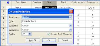 Tech Tip How To Show Calendar Day Duration In Ms Project Knowledge Jolt With Jack