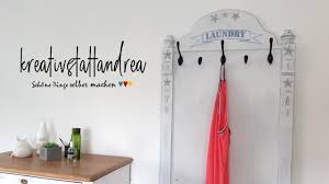 Aus ausgedienten holzschlitten wird mit wenigen handgriffen. Diy Garderobe Selber Bauen Landhausstil Maritim Frau Baut Selbst Kreativstattandrea