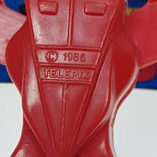 Vtg SilverHawks SKY SHADOW Mon Star red bird eagle Kenner figure accessory 