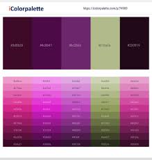 All tones of purple include hex color. Loulou Loulou Plum Swamp Green Coffee Bean Color Scheme Icolorpalette
