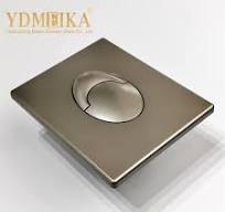 Sanitary Ware Luxury Concealed Toilet Cistern Toilet Matte Gray Brown  Flushing Button Panel