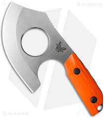 Benchmade Hunt Nestucca Cleaver Fixed Blade Orange G 10 4 41 Satin 15100 1 Tops Knives Knife Ulu Knife
