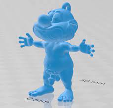 STL file ☆NUDIST SMURF #101 / ☆ ( KEYCHAIN EDITION)・3D print object to  download・Cults