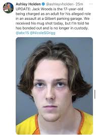 Jack Woods, charged as adult w/brass knuckles : r/GilbertAccountability