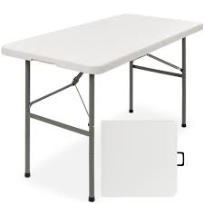 It is a replica outdoor seating for a modern with sleek style. Best Choice Products 4ft Indoor Outdoor Portable Folding Plastic Dining Table W Handle Lock For Picnic Party Camping Walmart Com Walmart Com
