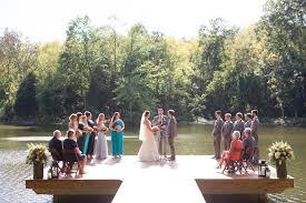 Wedding Ceremony On Dock Lake Wedding Pond Wedding Ceremony Lake Wedding Dock Wedding