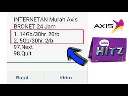Baru Kode Dial Paket Internet Murah Axis Terbaru Youtube