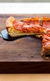 Cast Iron Skillet Chicago Style Pizza To Make A Dough With Just The Right Consistency We Used Milk Instead Of Water Which Also Recipes Cooking Creative Dish