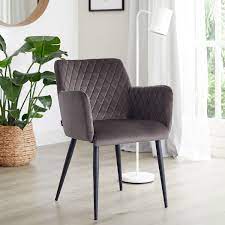 rose eetkamerstoel velvet grijs damiware nl eetkamerstoelen eettafel stoel stoelen