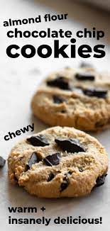Almond Flour Chocolate Chip Cookies In 2020 Almond Flour Chocolate Chip Cookies Almond Flour Chocolate Chip Cookie Recipe Paleo Chocolate Chips