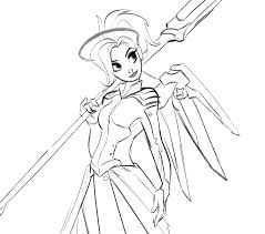Some Mercy Fanart She S My Favourite To Play In Overwatch Overwatch Fan Art Mercy Fanart Mercy Overwatch
