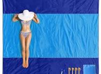 Amazon.com: MIULEE Beach Blanket Waterproof Sandproof, Extra ...