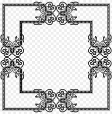 Geometry and nature vector footage of a versatile pattern. Icture Frames Flower Motion Interpolation Computer Black Gothic Frame Png Image With Transparent Background Toppng
