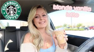 Hot or iced, the starbucks vanilla latte is my thing. Blonde Vanilla Latte Starbucks First Impression National Coffee Day Youtube