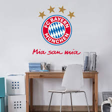 Fc bayern münchen logo (2017).svg. Bayern Munchen Logo Mia San Mia Wandtattoos Vom Fcb Wall Art De