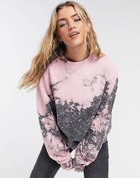 Walmart.com has been visited by 1m+ users in the past month Asos Design Sweatshirt In Bleach Tie Dye In Charcoal Asos