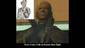 Metal Gear Solid 2: Every Codec Calls on Fortune Boss Fight - YouTube