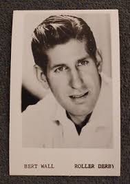 💥1️⃣9️⃣5️⃣0️⃣s Bert Wall 2x3.5 Photo Roller Derby HOF Chicago Westerners  rare