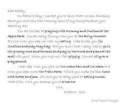 Download Love Letter To Dad For Father S Day One Time Through