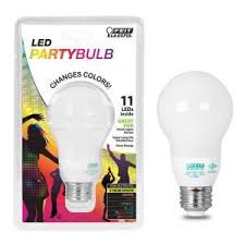 Feit Electric 35w Equivalent Color Changing A19 Led Light Bulb A19 Led Party Led Party Lights Led Light Bulb Colored Light Bulbs