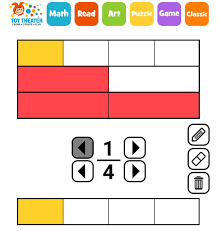 New daily puzzles each and every day! Toytheater Com On Twitter Teach Fractions With These Colorful Fraction Bars Https T Co B8fd6sjomr Teachingtoolkit Backtoschool Elearning Edtech Classroom Edchat Math Virtualmanipulatives Toytheater Https T Co Y1kkrbw8nu
