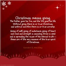 This phrase combines the carry or hold meaning of bear with an old fashioned sense of. Christmas Christmas Means Giving And The Gift Without The Giver Is Bare Giving Of S Christmas Quotes Inspirational Christmas Quotes Lds Christmas Quotes