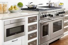Placing it in a cabinet column or parallel to the oven is one of the most popular and practical locations for the microwave, as long as the precise height is maintained, not too high, not too low. Are Microwave Drawers Worth The Extra Expense Kitchn