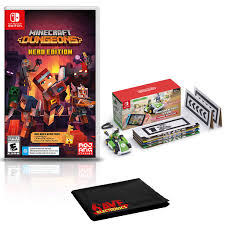 It also includes the jungle awakens . Amazon Com Minecraft Dungeons Hero Edition Mario Kart Live Home Circuit Luigi Set Two Game Bundle Nintendo Switch Videojuegos