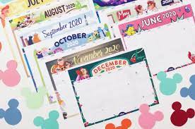 Featuring all the disney heroines little girls dream of being. Countdown To Your 2020 Disney Getaway With This Awesome Printable Calendar From Disney Family Mickeyblog Com