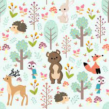 Print Baby Animal Pattern Premium Vector Animal Baby Downloads Free Images Pattern Photos Pictures Print V Baby Prints Animal Vector Baby Patterns