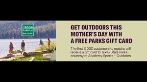 Academy sports + outdoors is a leading provider of all things related to sports and outdoor activities including sports gear, fitness machines and clothing. Academy Sports Outdoors Giving Away Gift Cards To State Parks Cbs19 Tv