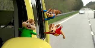 Download Alvin And The Chipmunks Hanging On Car Wallpaper | Wallpapers.com