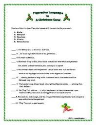 Figurative Language In A Christmas Carol Worksheets W Tpt Digital Activity Christmas Language Arts Figurative Language Christmas Carol