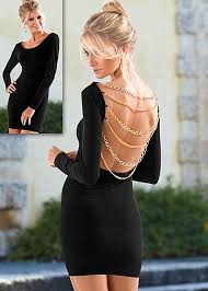 Chain Back Dress From Venus Fashion Dresses Cute Short Dresses